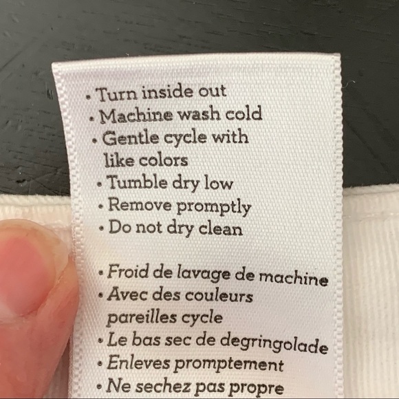 PAIGE Verdugo Optic White Raw Hem Denim Skirt Style 1764422-OWH - Picture 14 of 15